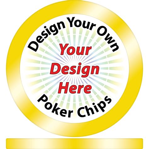 build your own gold poker chips